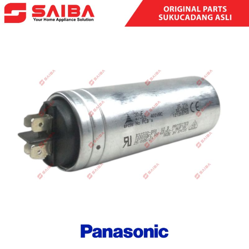 Jual Kapasitor Capacitor Ac Panasonic Pk Original Asli Uf Shopee