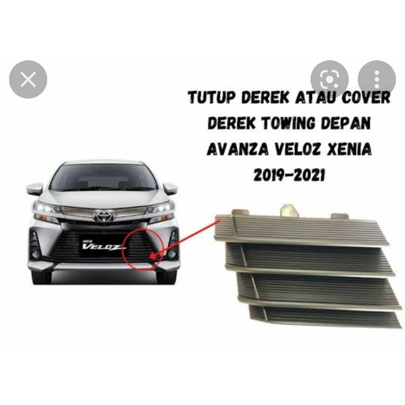 Jual Tutup Derek Tutup Bemper Depan Toyota Avanza Veloz 2019 2021