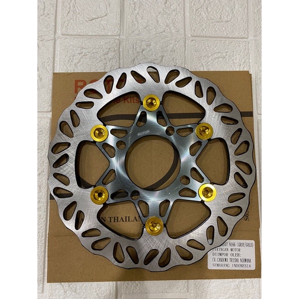 Jual PIRINGAN CAKRAM DEPAN ROTOR DISC BRAKE FLOATING CNC 220MM VARIO