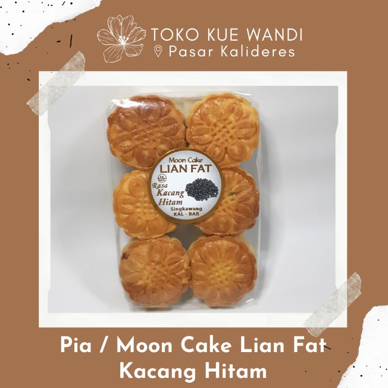 Jual Pia Lian Fat Moon Cake Lian Fat Isi Kacang Hijau Kacang Hitam