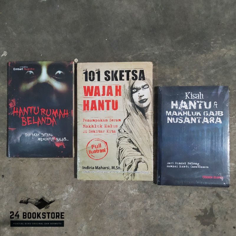 Jual Paket Novel Horror Horor Penampakan Hantu Kisah Nyata Misteri