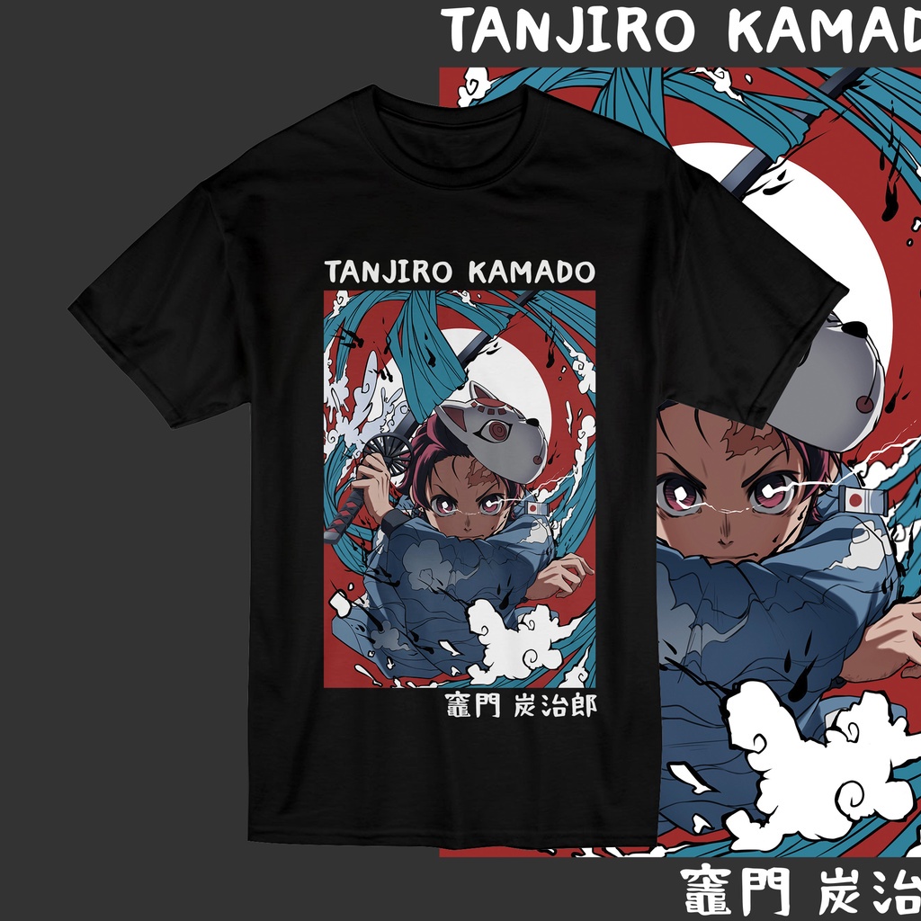 Jual KAOS ANIME TSHIRT JEPANG HARAKIRI TANJIRO KAMADO Shopee Indonesia