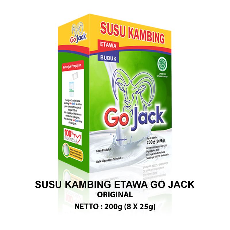 Jual Susu Kambing Etawa Go Jack Gr Original Coklat Shopee