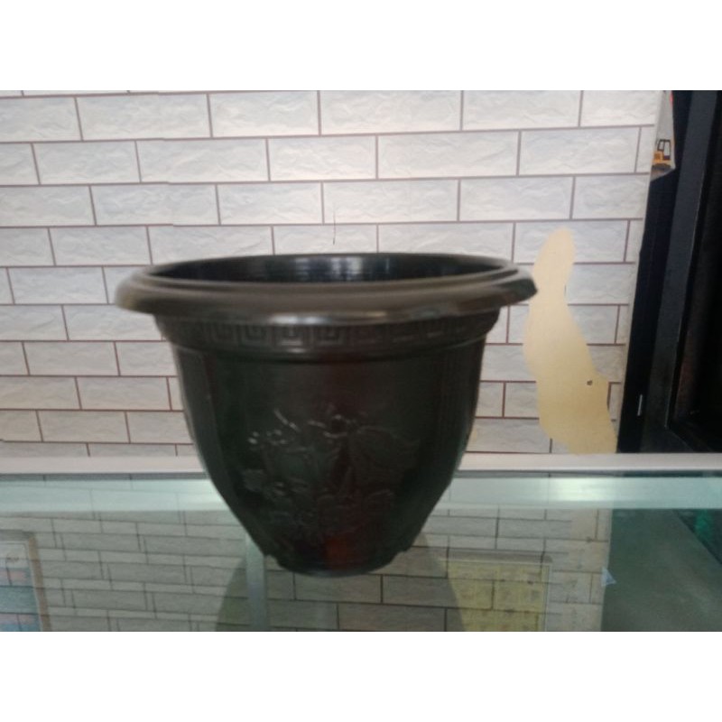 Jual Pot Hitam Bunga Lily Uk Cm Hitam Pot Lili Tanaman Aglonema