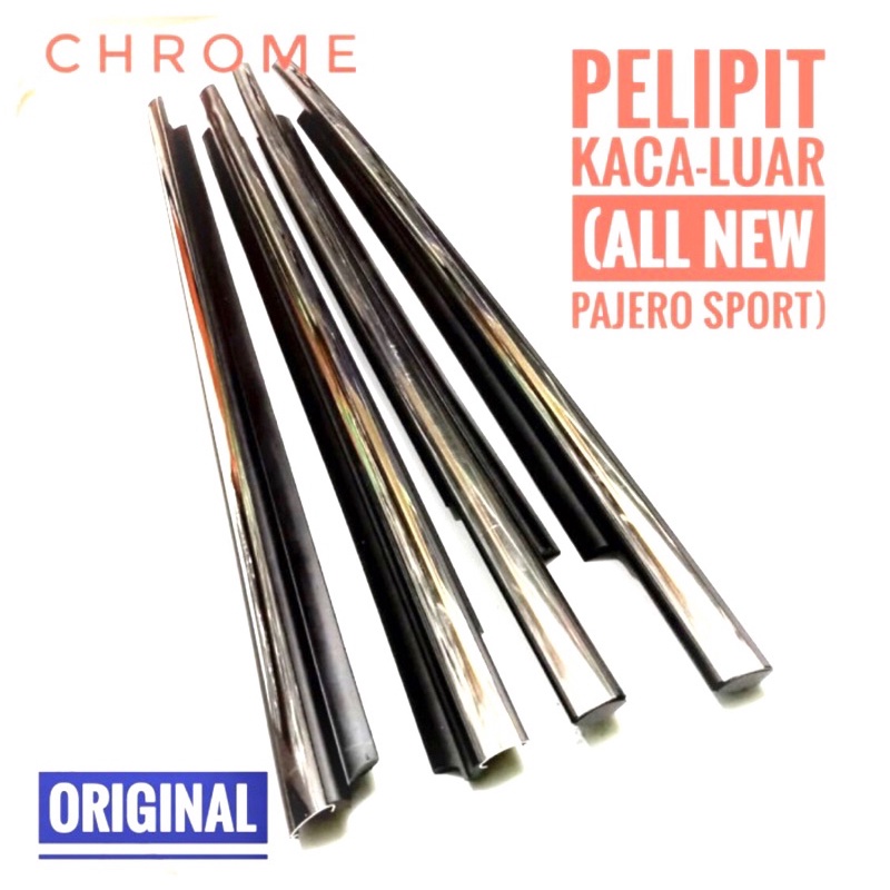 Jual Pelipit Kaca Luar Pajero Baru Weather Strip All New Pajero