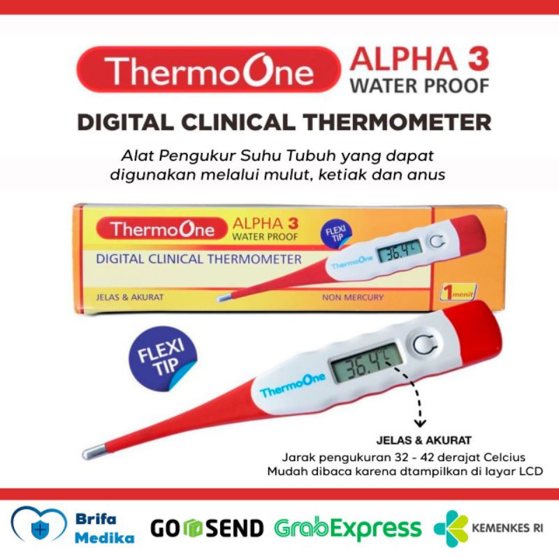 Jual Termometer Digital Thermoone Alpha Thermoone Onemed