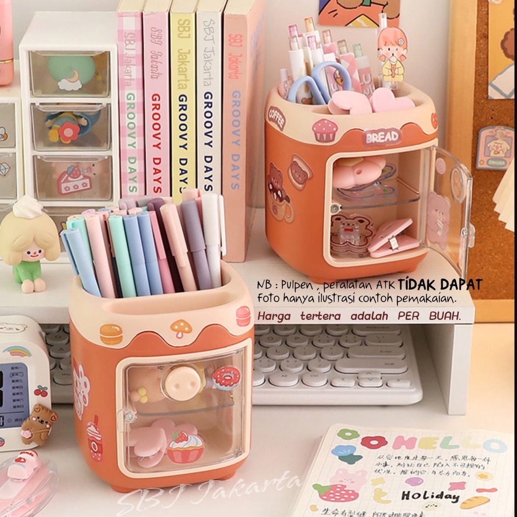 Jual Pen Holder Rak Pulpen Kosmetik Desk Organizer Tempat Alat