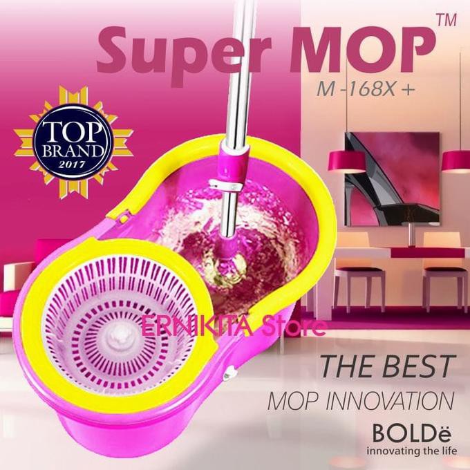 Jual Alat Pel Super MOP BOLDE M 168X PLUS Drainase Tongkat