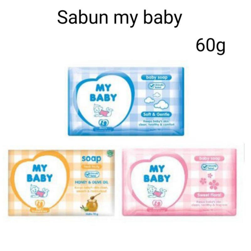 Jual Sabun My Baby Batang Ukuran 60 Gram Shopee Indonesia