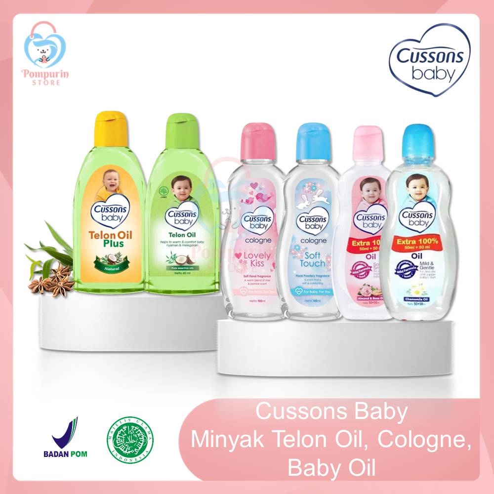 Jual Cussons Baby Minyak Telon Oil Ml Cologne Ml Parfum Soft