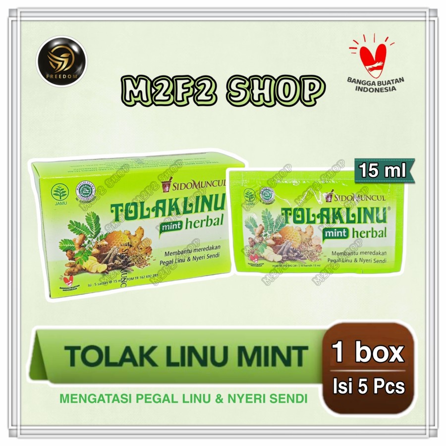 Jual Sido Muncul Tolak Linu Cair Mint Herbal Ml Kemasan Box