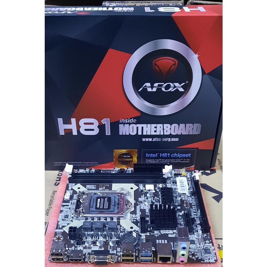 Jual MOTHERBOARD AFOX H81 LGA 1150 Shopee Indonesia