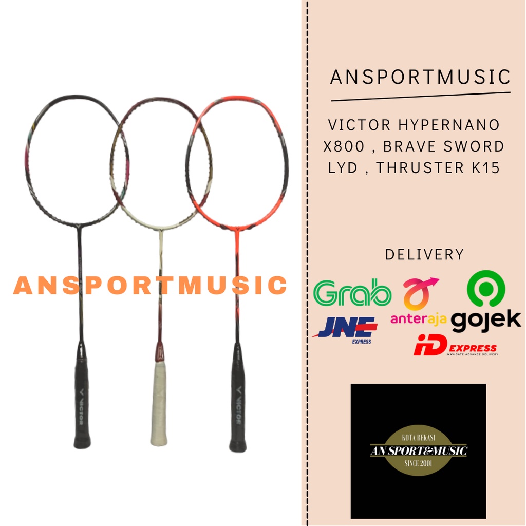 Jual Raket Badminton Victor Brave Sword LYD Free Tas Shopee Indonesia