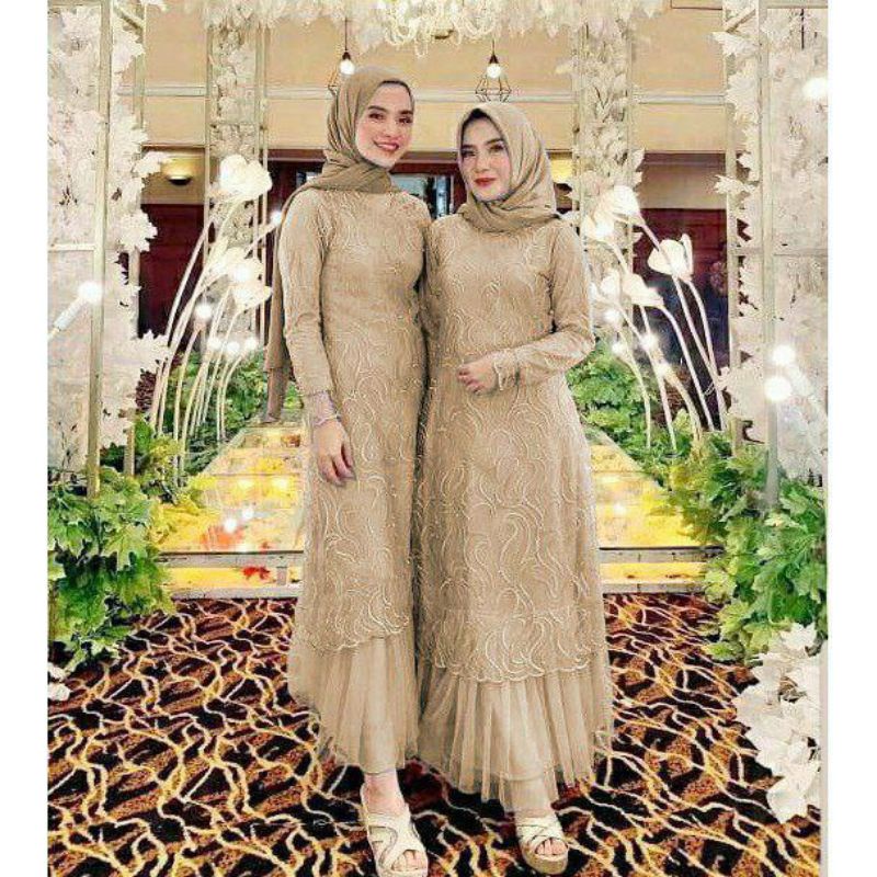 Jual ARIMBI DRESS GAMIS FULL BRUKAT PESTA KEBAYA MODERN TERLARIS 2022