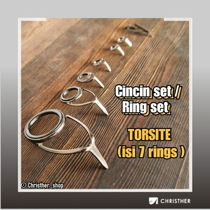 Jual Ring Mamarit Cincin Joran Torzite Set Isi Pancing Fishing