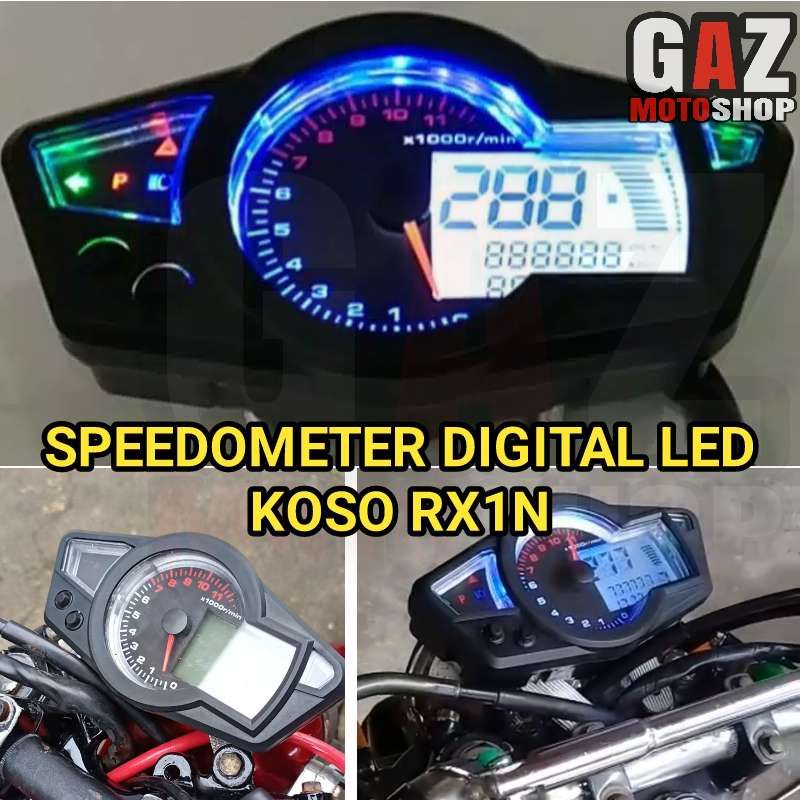 Jual Speedo Digital Koso RX1N Rep Spido Koso Rx1 N Speedometer Custom