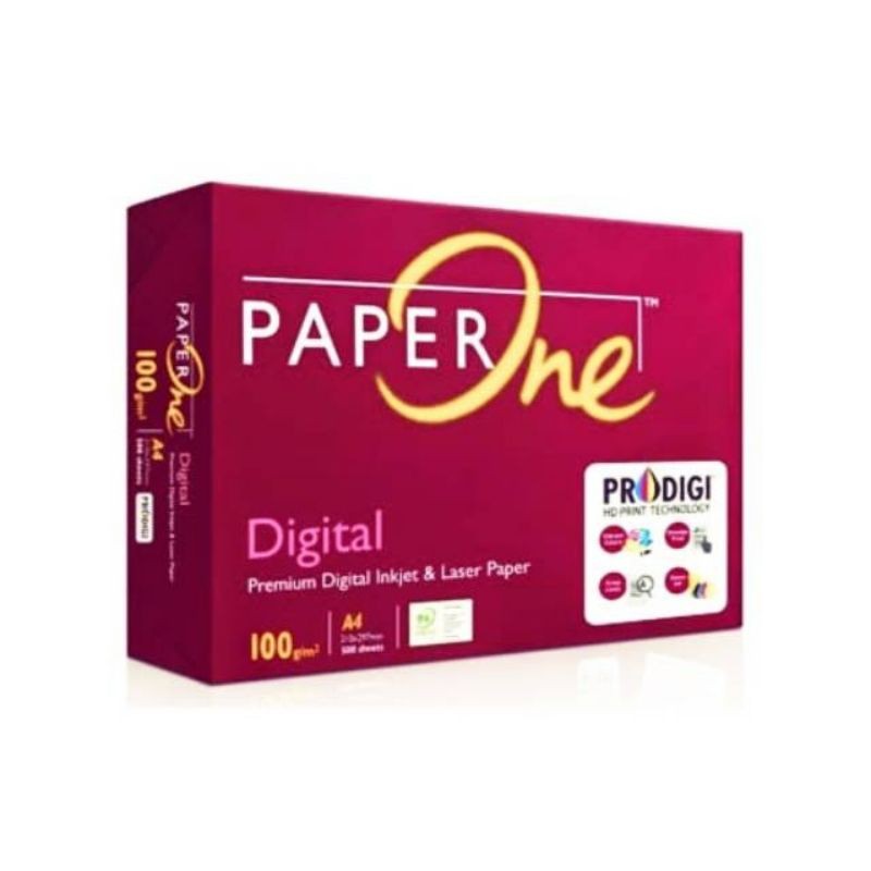 Jual Kertas HVS A4 PAPER ONE 100gsm 1 Rim Shopee Indonesia