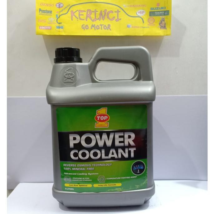 Jual Stock Ready Top 1 Power Coolant 4L Air Radiator Coolant Hijau