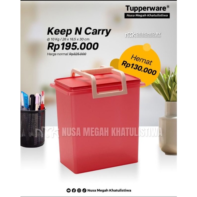 Jual Keep N Carry Keep N Carry Tupperware Giant Canister Toples