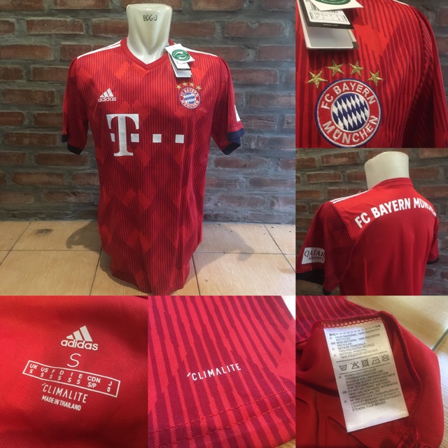 Jual Jersey Baju Bola Bayern Munchen Munich Home Official Club 2018