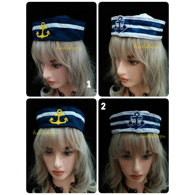 Jual Sailor Hat Topi Pelaut Shopee Indonesia