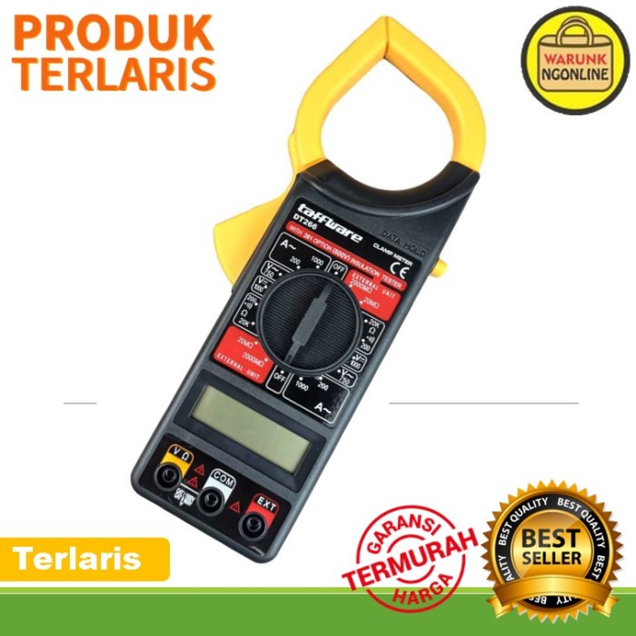 Jual TANG AMPERE TES ARUS DC AC DIGITAL CLAMP MULTIMETER TAFFWARE