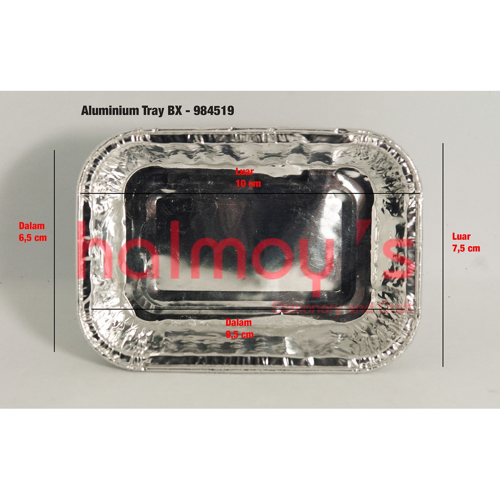 Jual ALUMINIUM ALU TRAY BX 984519 140 ML 1 PACK 10 PCS