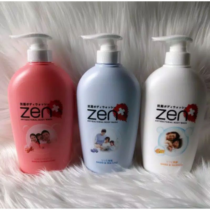 Jual Zen Antibacterial Body Wash Refill Ml Dan Pump Ml Shopee