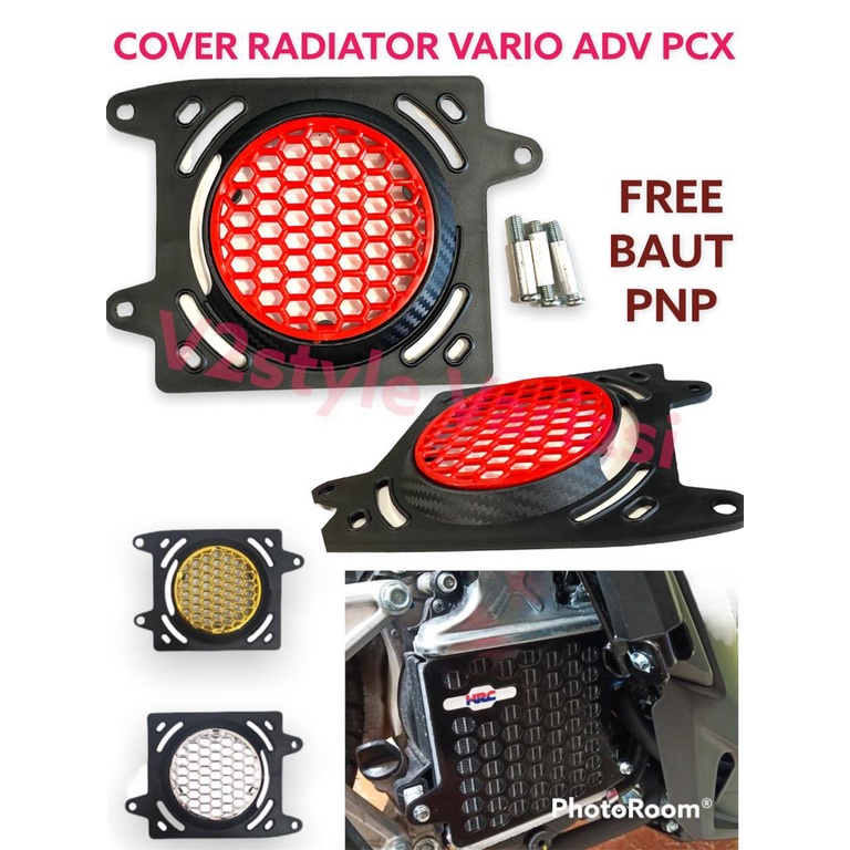 Jual Cover Radiator Vario Adv Pcx Karbon Pnp Variasi Kipas