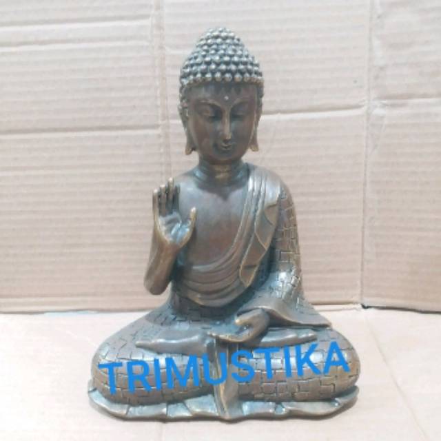 Jual Patung Budha Buddha Shakyamuni Duduk Kuningan Shopee Indonesia