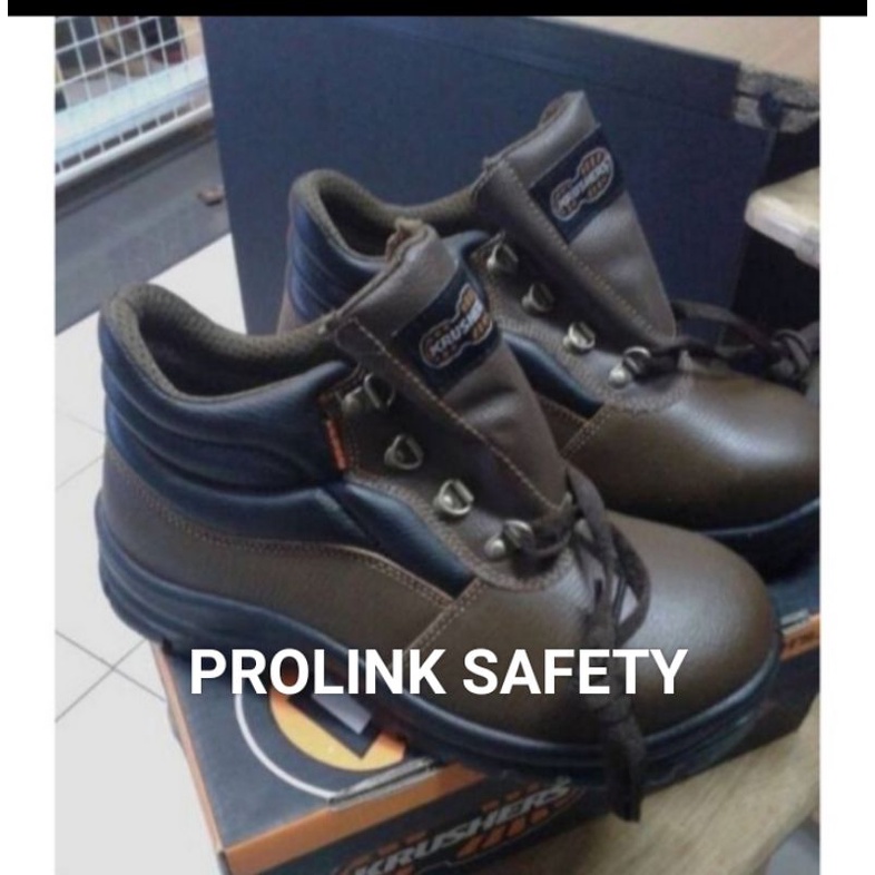 Jual ORIGINAL SEPATU SAFETY KRUSHER FLORIDA HITAM DAN COKLAT BARU