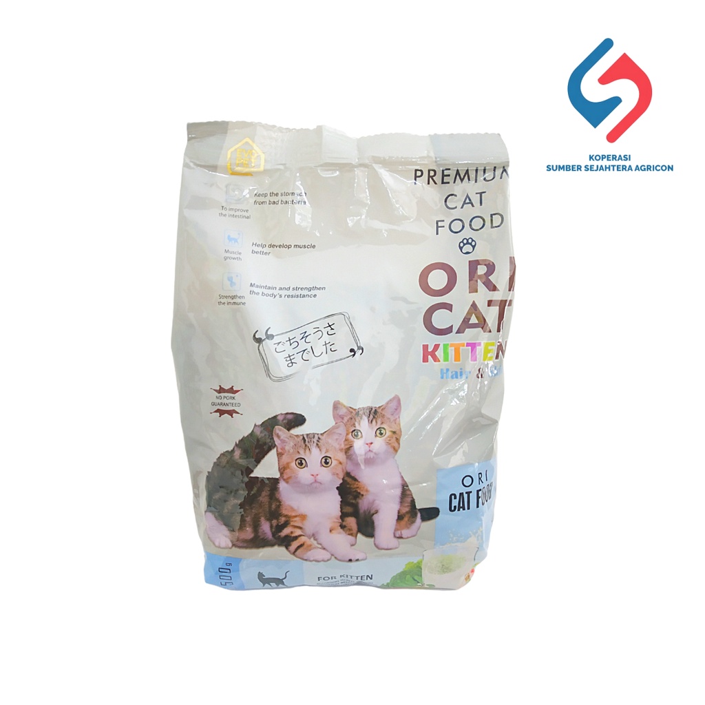 Jual ORI CAT KITTEN 500 Gram IKAN Premium Cat Food Makanan Pakan