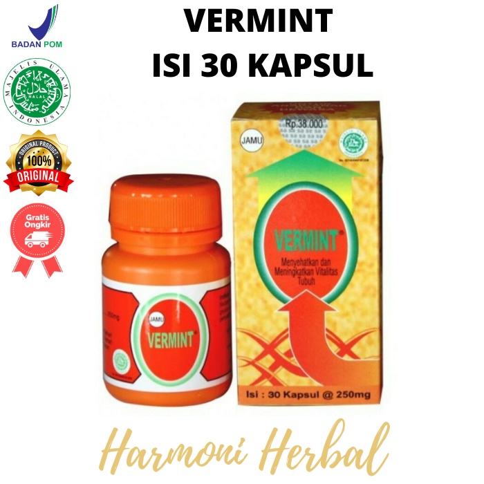 Jual Vermint Vermin Obat Penyakit Tifus Tipes Typus Kapsul