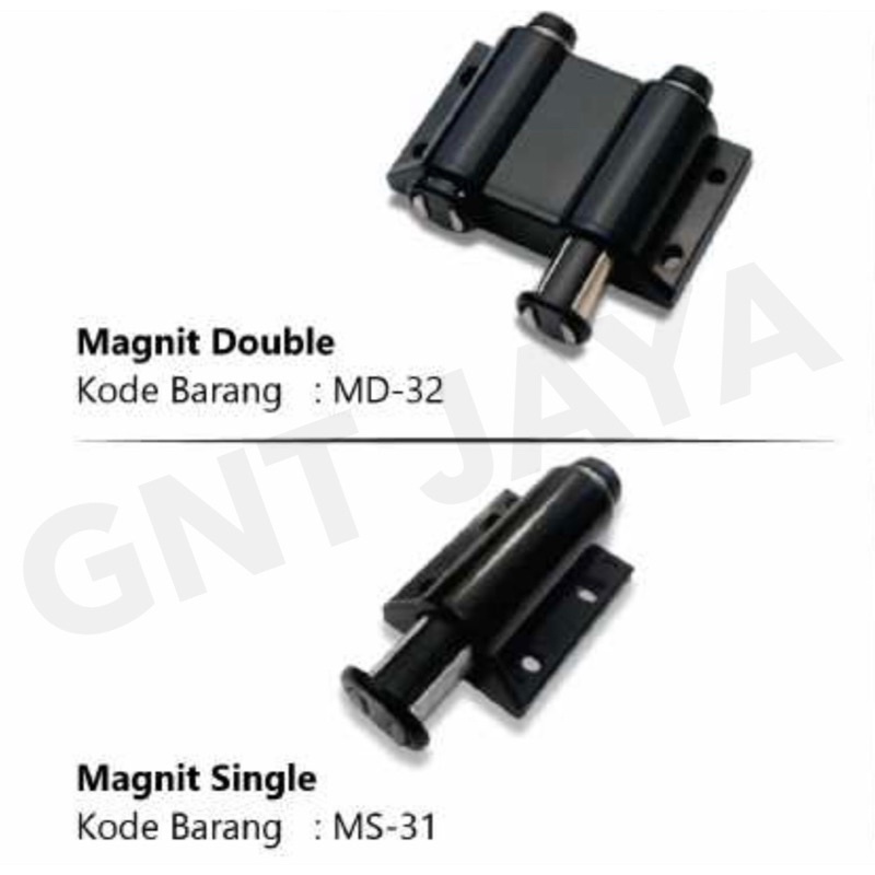 Jual Magnet Kaca Huben Push Open Single Double Magnit Pintu Lemari