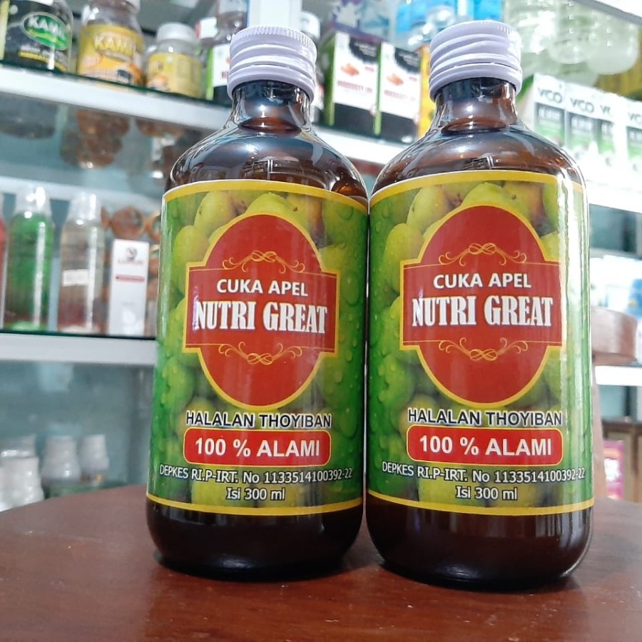 Jual Cuka Apel Nutri Great Nutrigreat Murni Original BPOM Cuka Apel