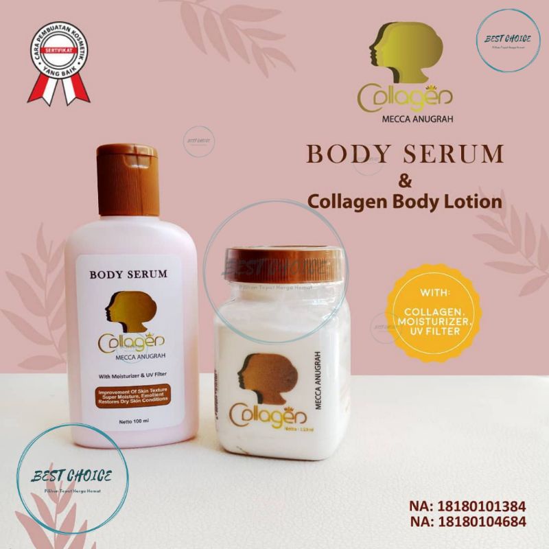 Jual BEST CHOICE SYB PAKET LOTION MECCA ANUGRAH BIBIT COLLAGEN BODY