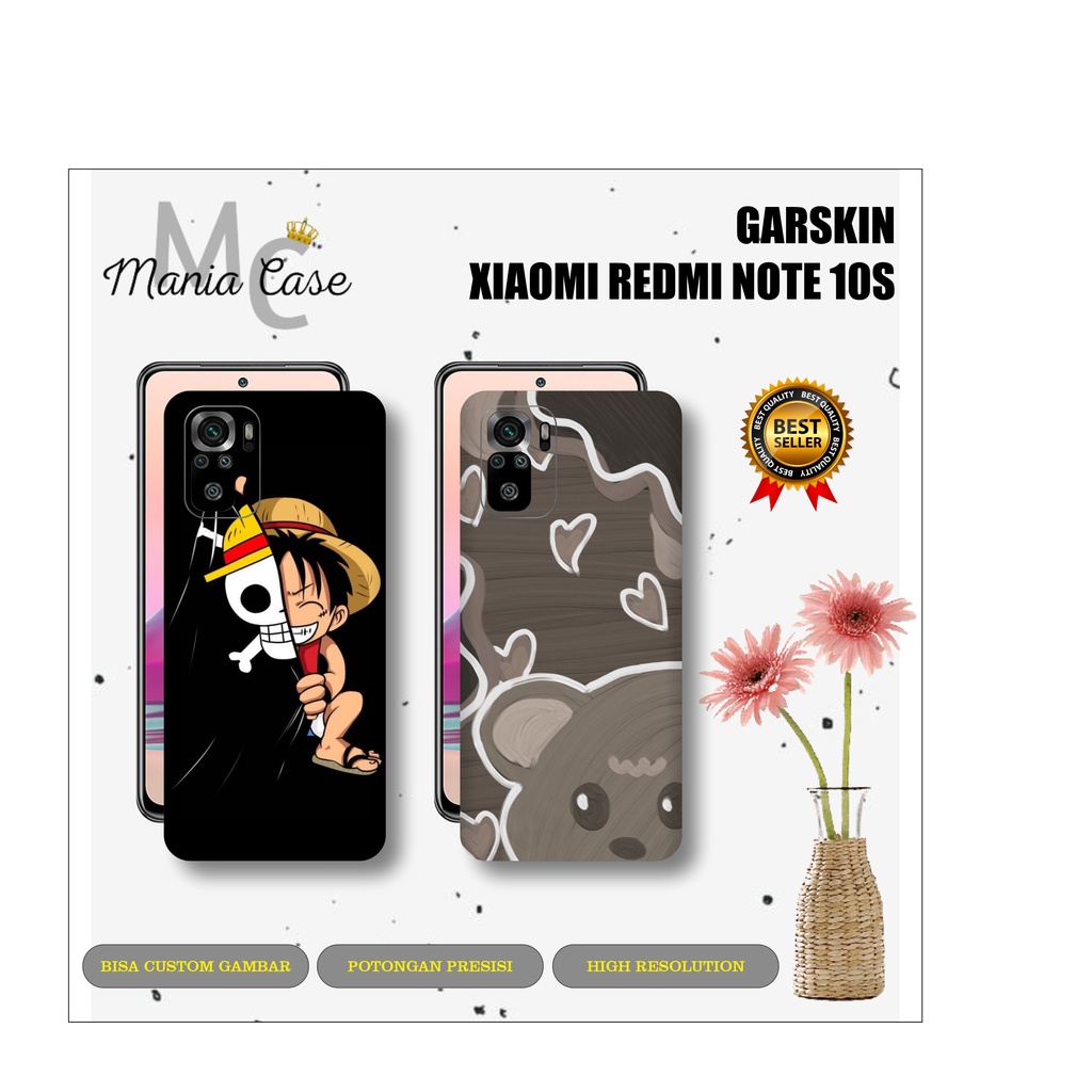 Jual Beli 1 Dapat 2 Garskin HP Xiaomi Redmi Note 10s Bisa Custom