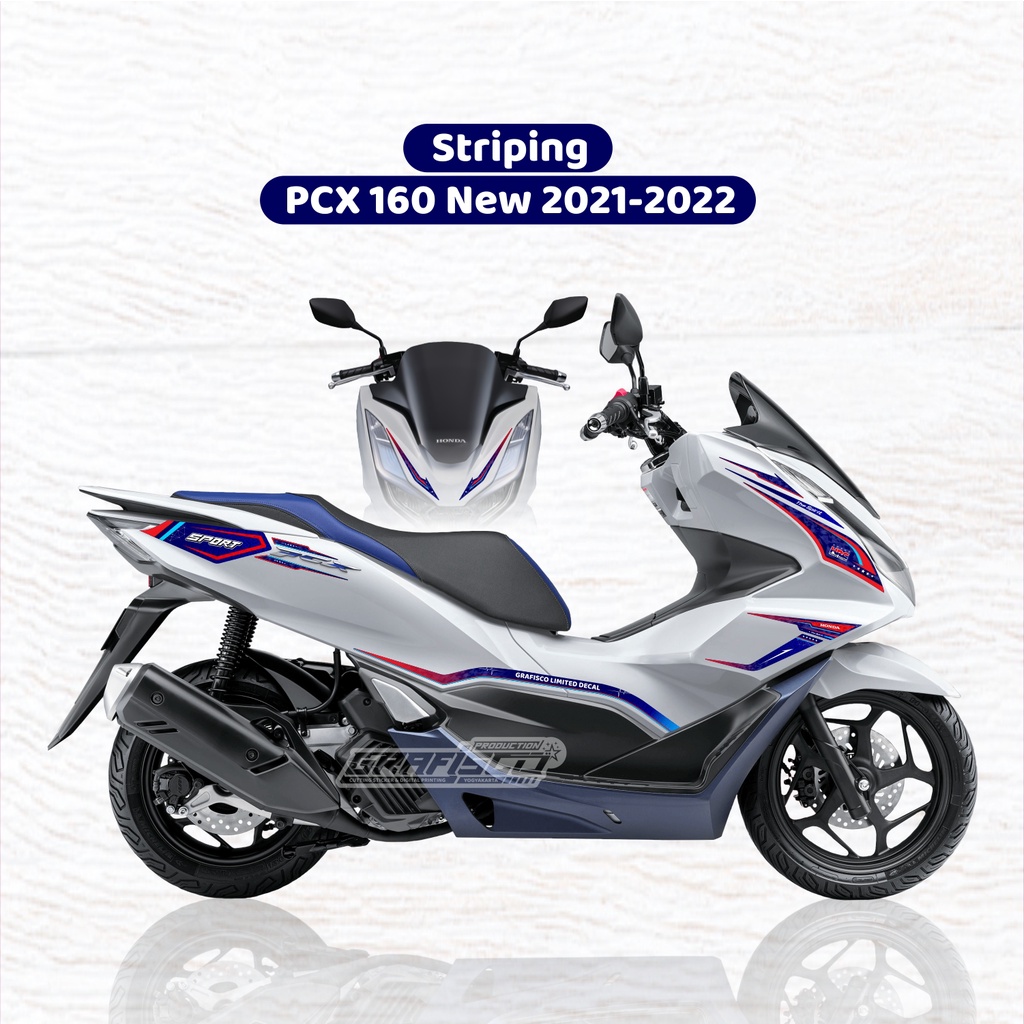 Jual Striping Pcx Stiker Cutting Bodi Honda Pcx Sticker