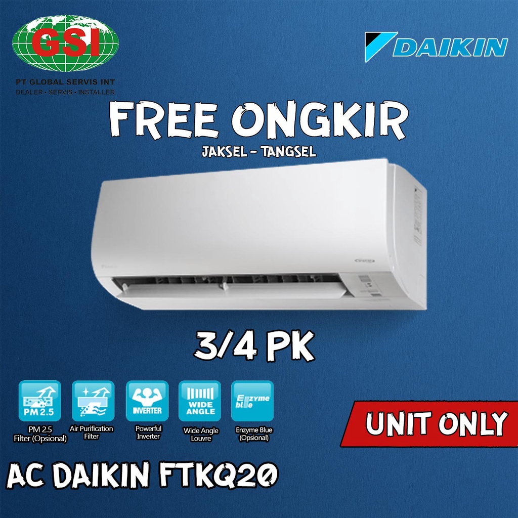 Jual Ac Daikin Pk Thailand Flash Inverter Model Stkq Uv Unit Only