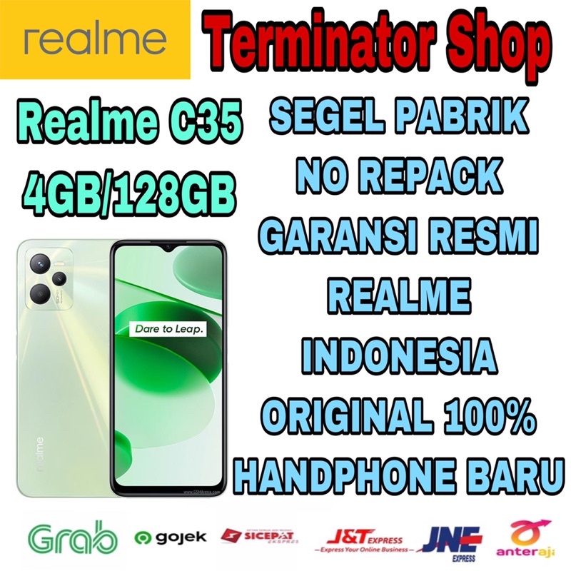 Jual Realme C35 4 128 RAM 4GB ROM 128GB GARANSI RESMI Shopee Indonesia