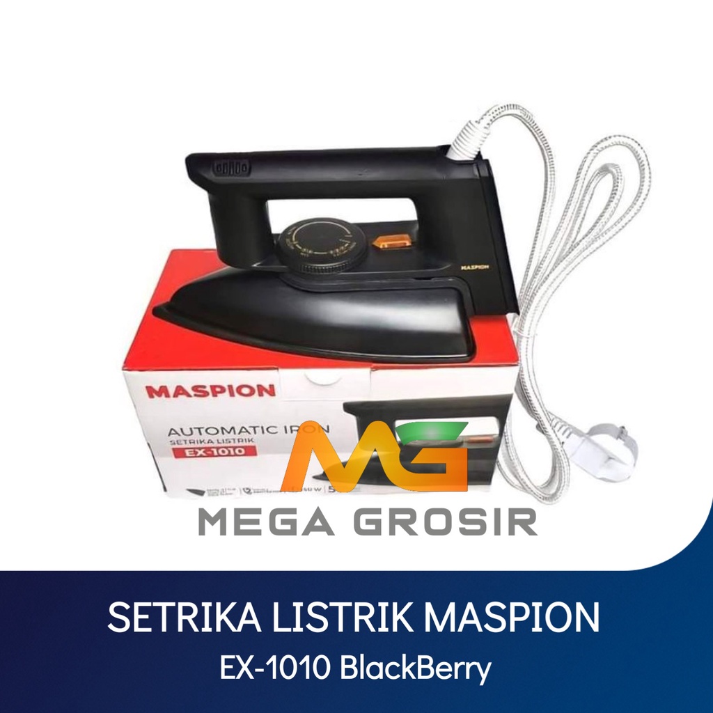 Jual Setrika Listrik Maspion Ex Blackberry Gosokan Baju Otomatis