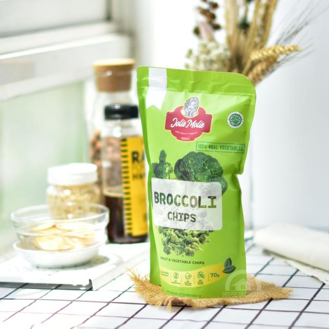 Jual Jolie Molie Broccoli Chips Keripik Brokoli Gr Shopee Indonesia