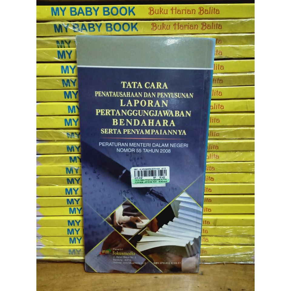 Jual BUKU TATA CARA PENATAUSAHAAN PENYUSUNAN LAPORAN PERTANGGUNG