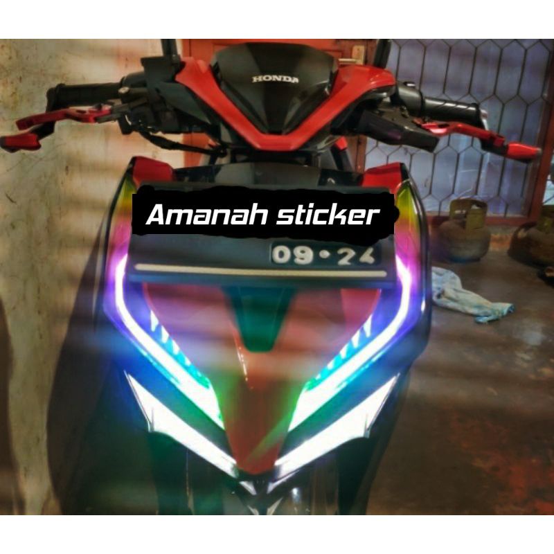 Jual Stiker Alis Vario New Rgb Pelangi Sticker Vario Flash