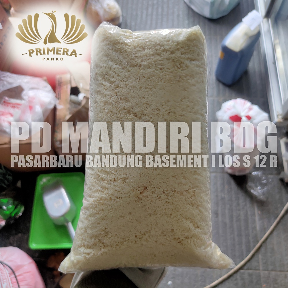 Jual PRIMERA PANKO BREADCRUMB WHITE PUTIH REPACK 1 KG TEPUNG ROTI