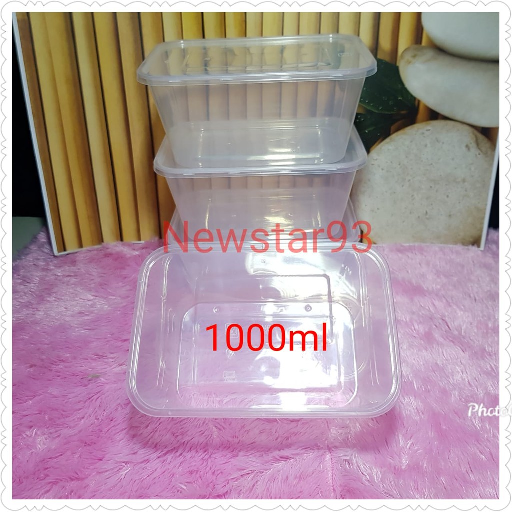 Jual Box Makanan Plastik Kotak Plastik Ml Thin Wall Food Harga