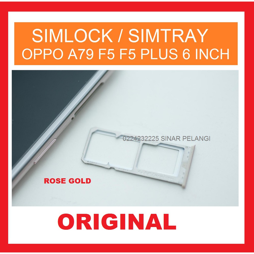 Jual Simlock Simtray Dudukan Sim Tempat Sim Card Oppo A F F Plus