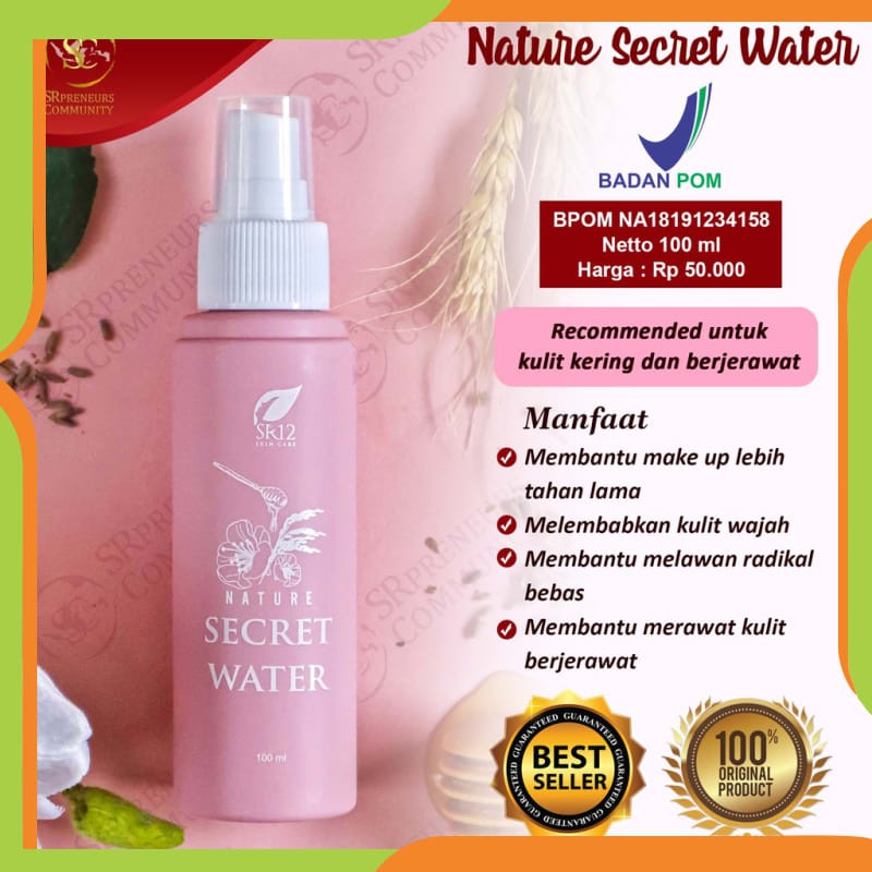 Jual TERMURAH NATURE SECRET WATER SR12 Shopee Indonesia