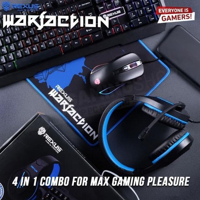 Jual Rexus Vr Max Warfaction Gaming Bundle Shopee Indonesia