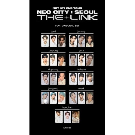 Jual Ready Stock Fortune Scratch Card Set Neo City The Link NCT 127